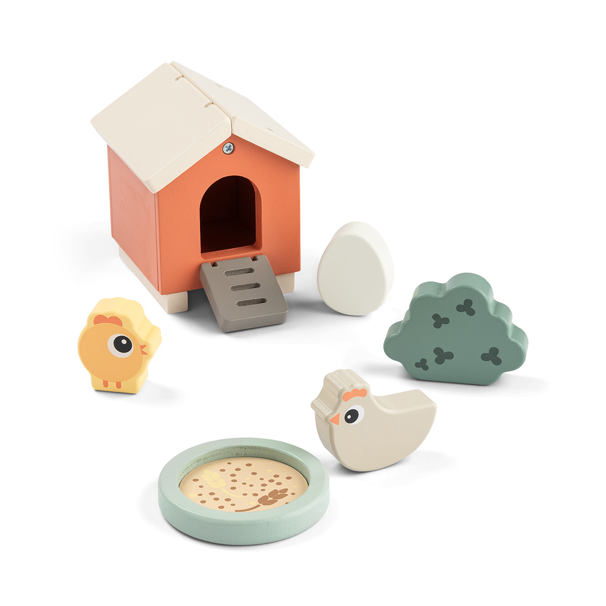 Tiny Farm Play Set Clucky Colour