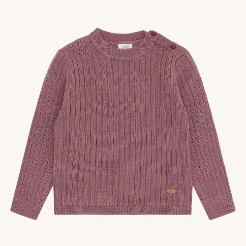 HCPil Wool Rib Genser - Pale Mauve