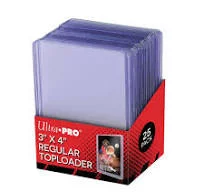 Toploader 3x4 25 ct Clear Regular