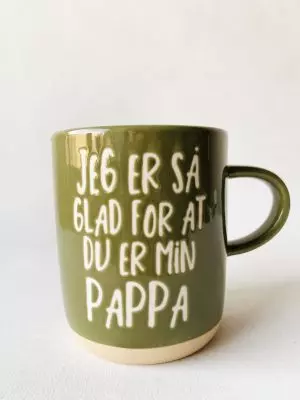 Tekstkrus "Jeg er så glad for-pappa"
