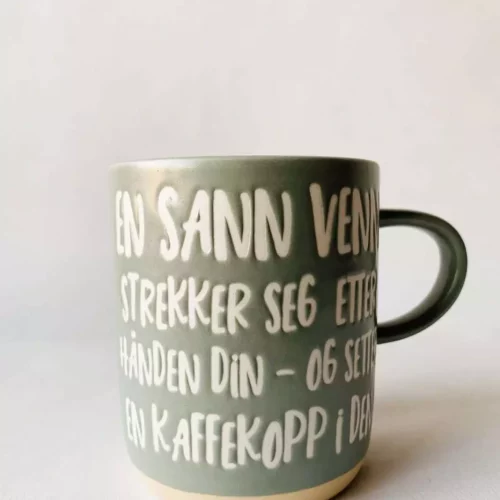 Tekstkrus "En sann venn"