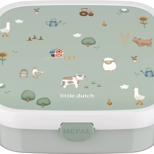 Mepal Campus Matboks Bento 18,4 x 18,2 x 6,5 cm L Little Farm