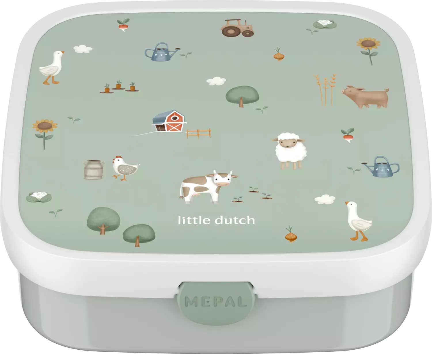 Mepal Campus Matboks Bento 18,4 x 18,2 x 6,5 cm L Little Farm