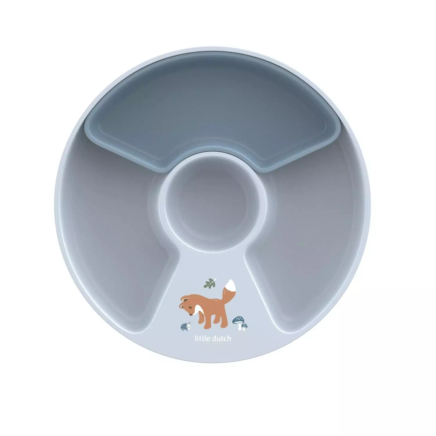 Mepal Mio Barnetallerken med inndeling Dia 20 x 2,7 cm Forest friends