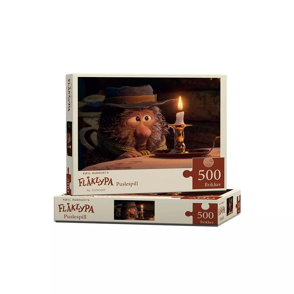 Flåklypa Puslespill 500 Juleflammen