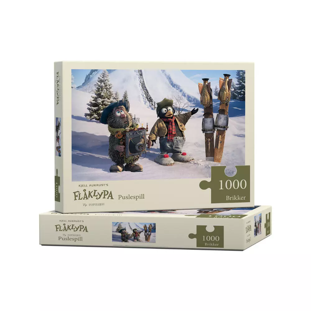 Flåklypa Puslespill 1000 Rekorden