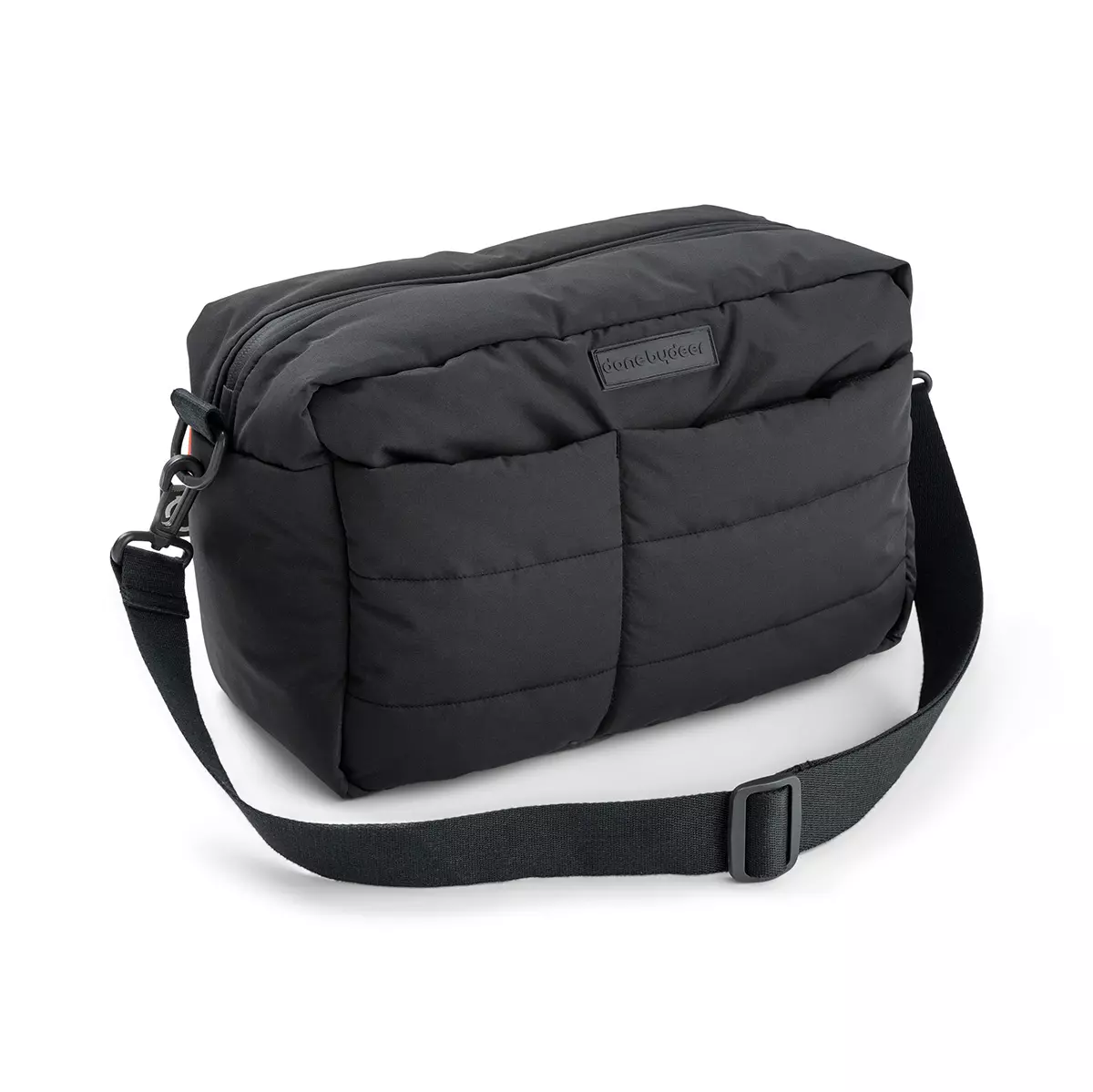 Quilted stroller bag black