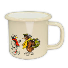 Flåklypa Emaljekopp Samtalen 2,5dl.