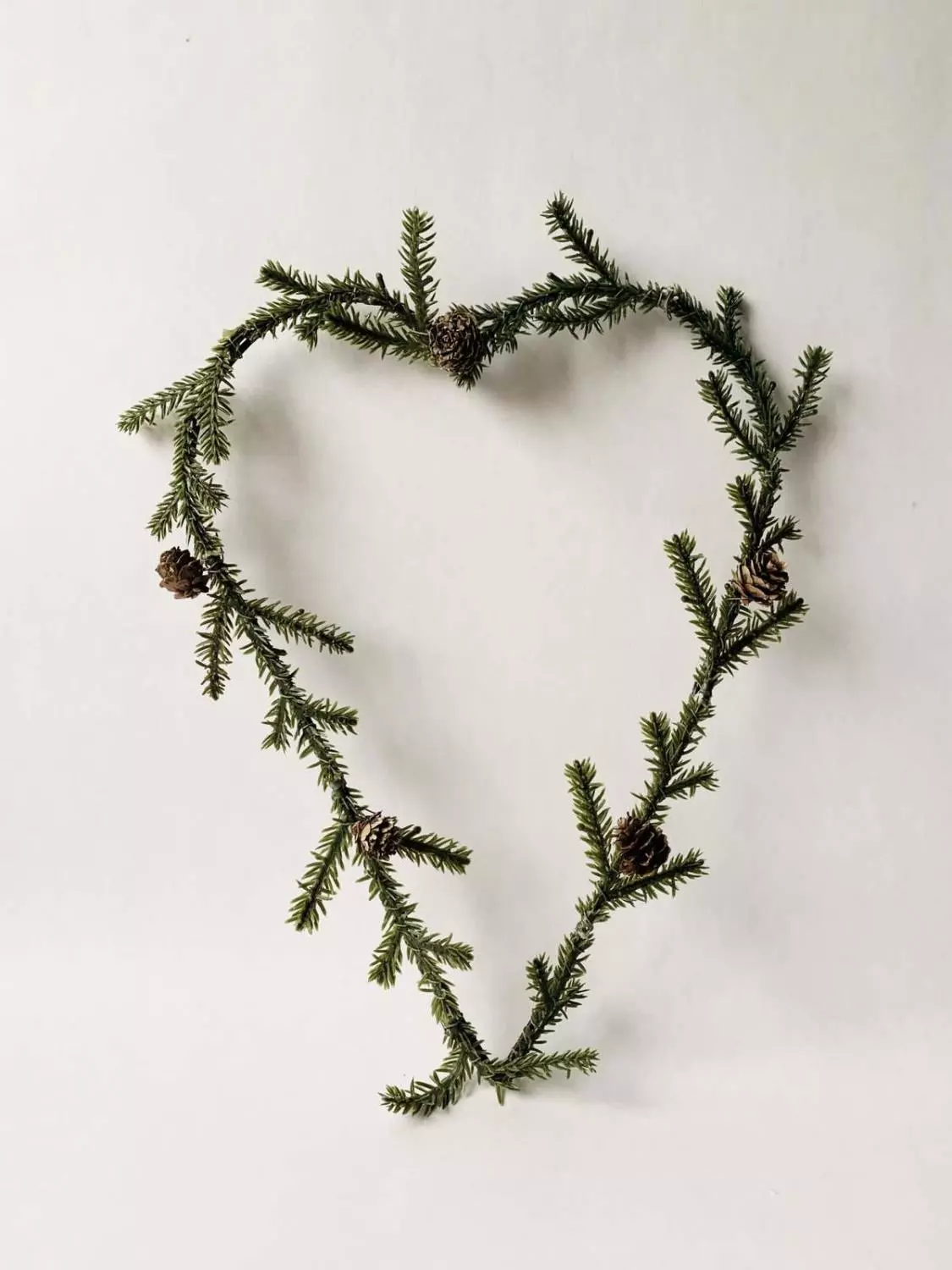 Bar hjertekrans 35 cm