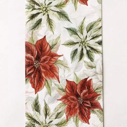 Serviett "julestjerne"