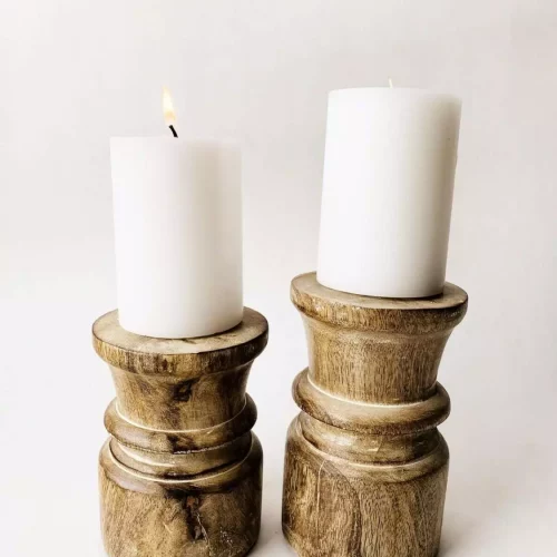 Lysestake kubbe L h 12,5 cm