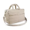 Quilted changing bag sand