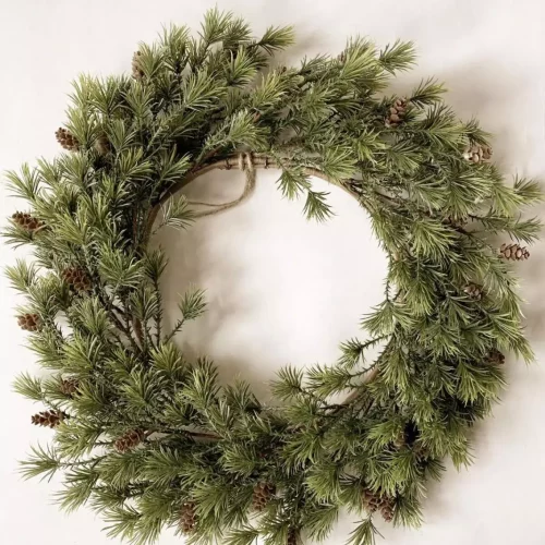 barkrans med kongler d 55 cm