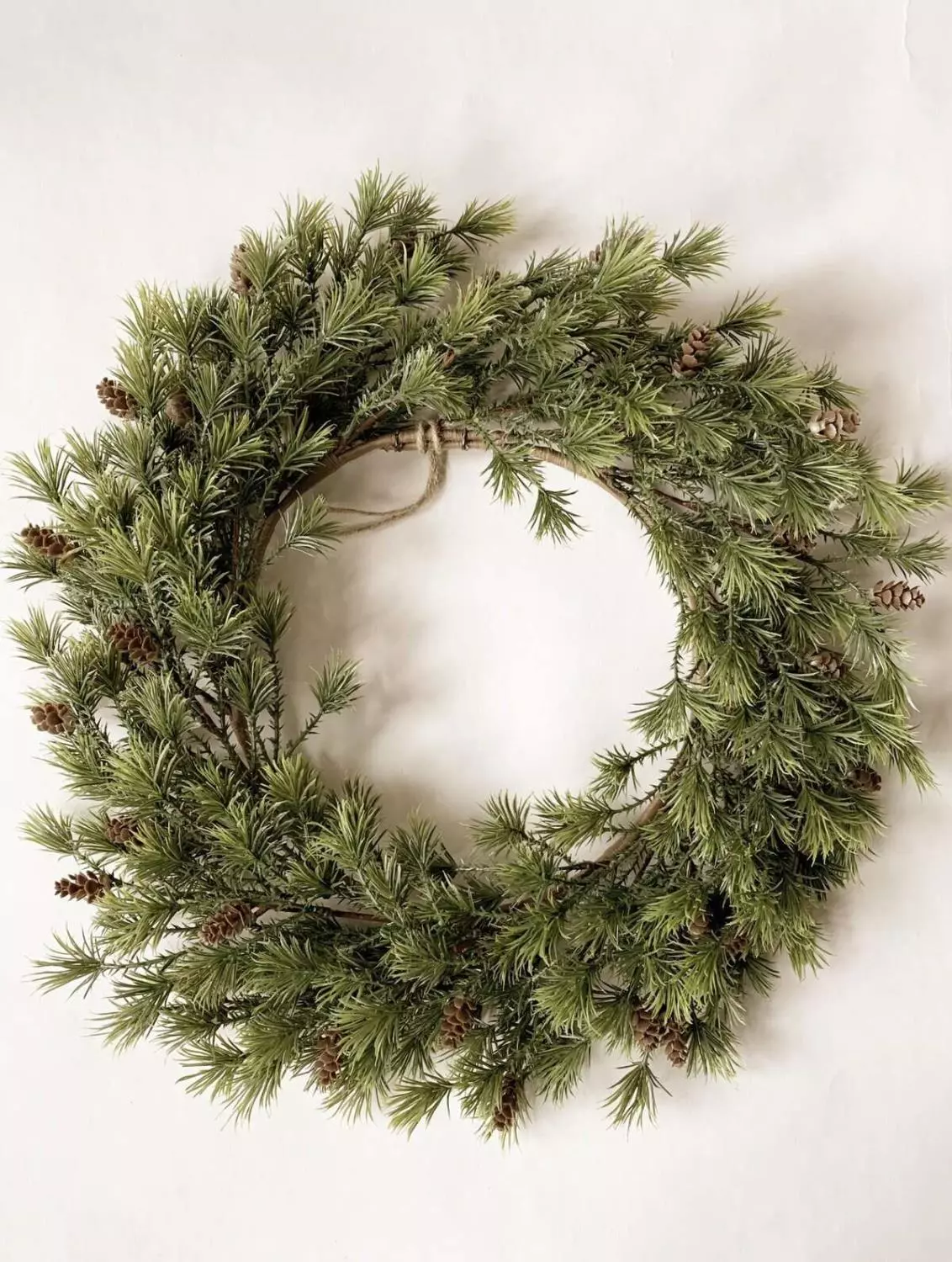 barkrans med kongler d 55 cm