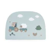 Silicone placemat Tiny farm Blue