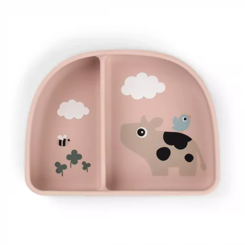 Stick&Stay compartment bowl Tiny farm Powder