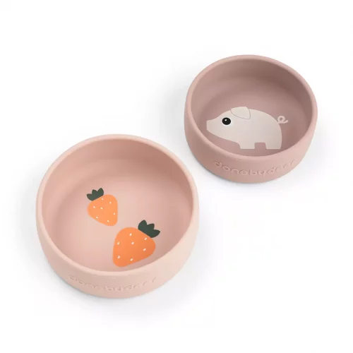 Silicone bowl set 2 pcs Pigee Powder