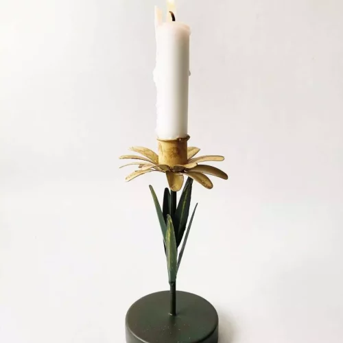 Metall lysholder prestekrage