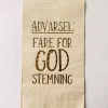 Serviett "Fare for god stemning"