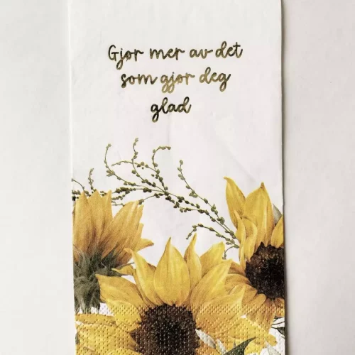 Serviett buffet "det som gjør deg godt"