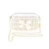 VESKE HVIT/GULL M/SLØYFE TINKA PRETTY PURSE