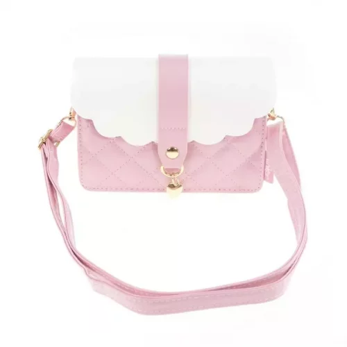 VESKE ROSA/HVIT TINKA PRETTY PURSE