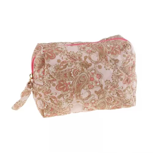 TOALETTVESKE ROSA M/MØNSTER TINKA TRAVEL