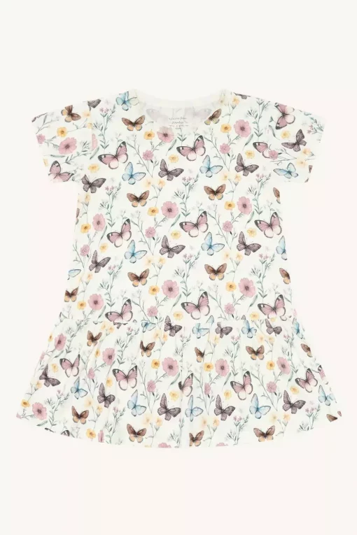 HCFuia Butterfly kjole - Ivory