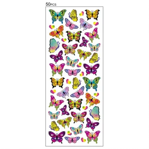 STICKERS SOMMERFUGLER SMÅ TINKA