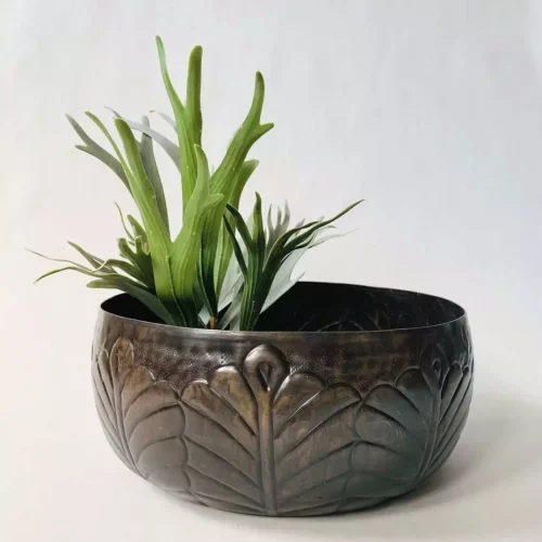 Metallbolle old brown