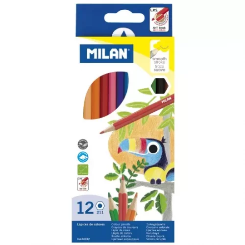 FARGEBLYANTSETT 12 PK MILAN SMOOTH