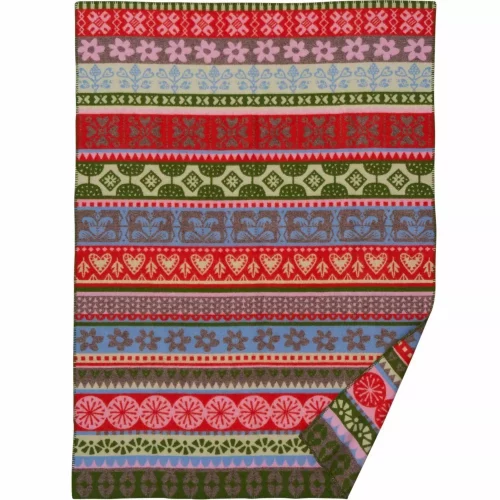 Klippan ullpledd Arvidsjaur multi 130 x 180 cm