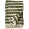 Klippan ullpledd Oscar multi grønn 130 x 200 cm