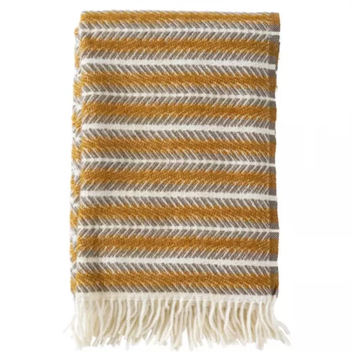 Klippan ullpledd Oscar multi amber 130 x 200 cm