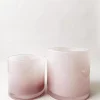Lysglass munnblåst rosa