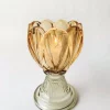 Lysglass Ruby gul