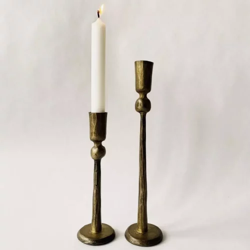 Lysestake h 20 cm gull