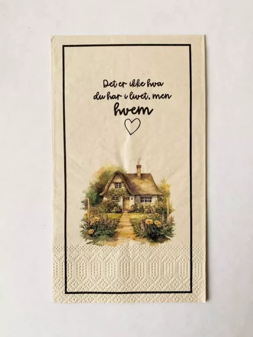 Serviett buffet Ikke hva men hvem