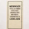 Serviett "Meninger uttalt av mannen"