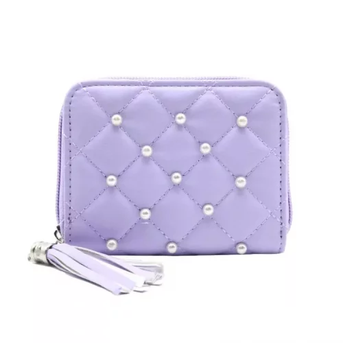 LOMMEBOK PERLER LAVENDEL TINKA WALLET