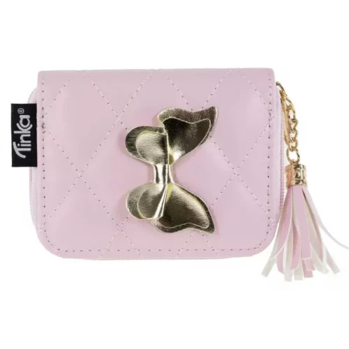 LOMMEBOK ROSA M/SLØYFE TINKA WALLET