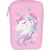 PENNAL DOBBELT UNICORN ROSA TINKA COOL SCHOOL