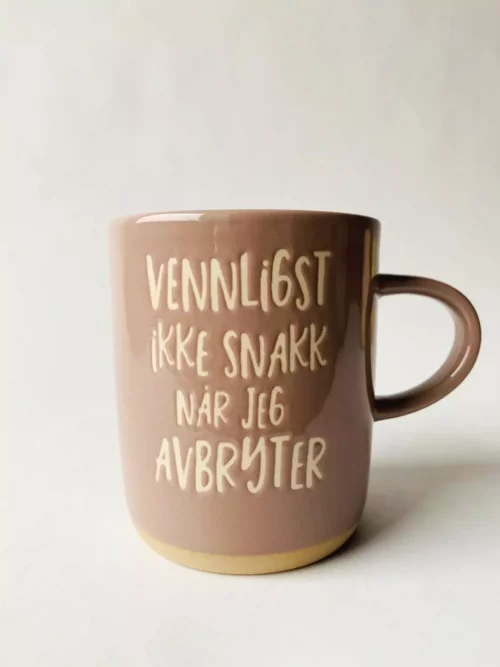 Tekstkrus "Vennligst ikke snakk"
