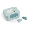 Tiny lunch box w/snack picks Tiny farm Blue