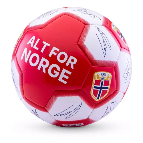 NFF FC Fotball NORGE "5" Hvit