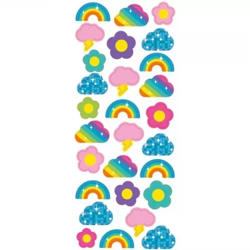 STICKERS REGNBUE/SKY/BLOMST TINKA