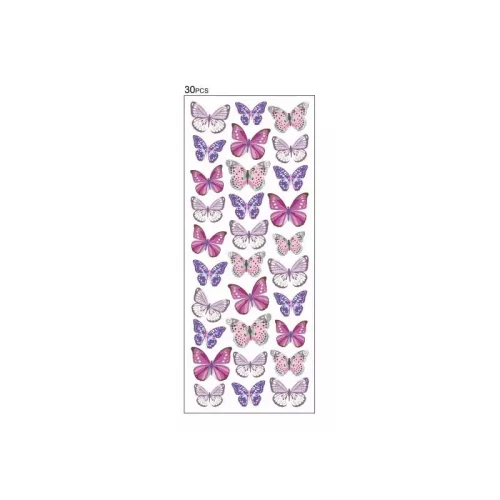STICKERS SOMMERFUGLER STORE TINKA
