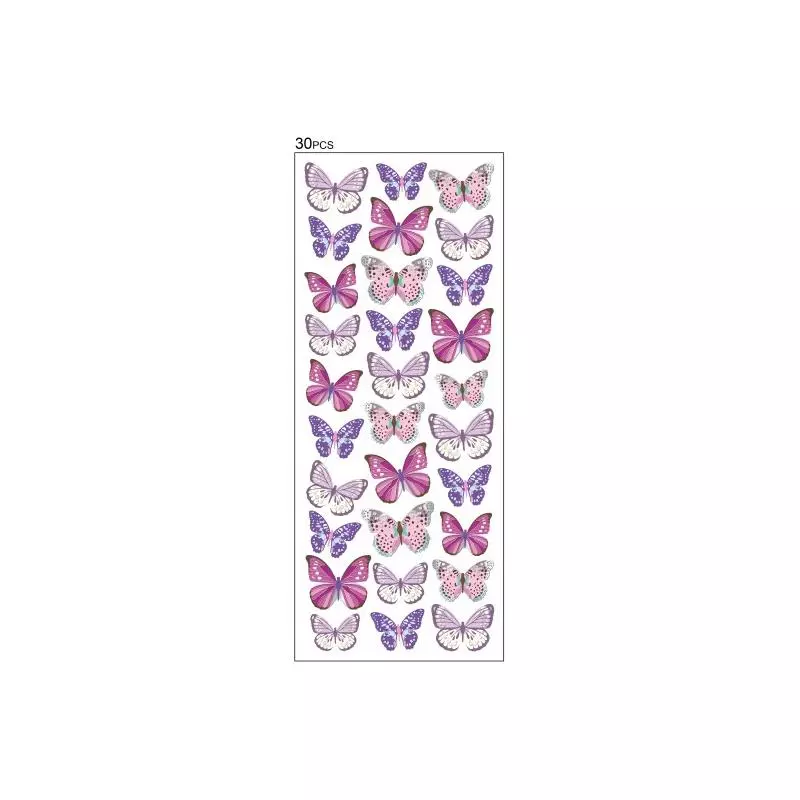 STICKERS SOMMERFUGLER STORE TINKA