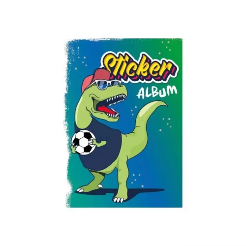 STICKER ALBUM 14,5x21CM DINO