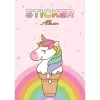 STICKER ALBUM 14,5x21CM UNICORN